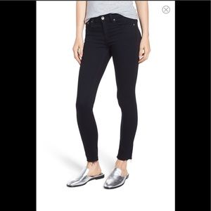 Rag and Bone Raw Hem Ankle Skinny Jeans